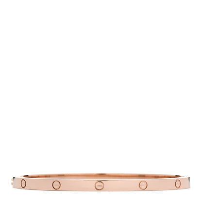 Cartier 18K Pink Gold Small LOVE Bracelet 16 2 of 8