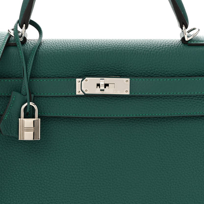 Hermes Togo Kelly Retourne 32 Malachite 8 of 11