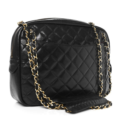 Chanel Lambskin Quilted Medium Camera Case Black 3 of 10