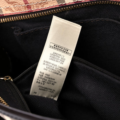 Burberry Haymarket Check Nick Tote Chocolate 6 of 14