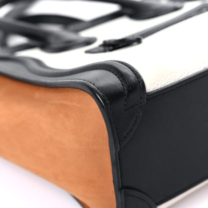 Celine Smooth Drummed Calfskin Nano Tri-Color Luggage White 7 of 18