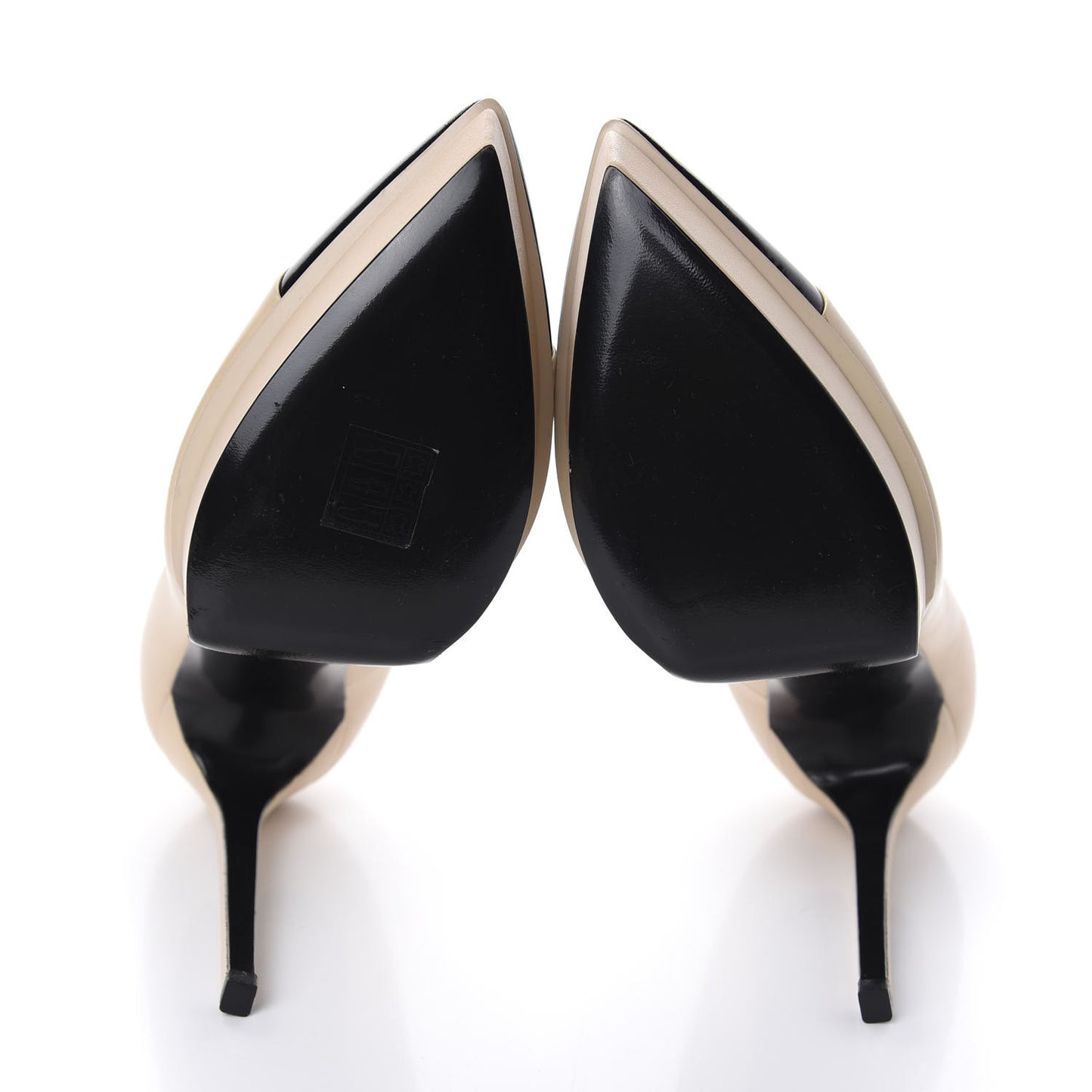 Calfskin Cap Toe Janis 105 Platform Pumps 39 Powder
