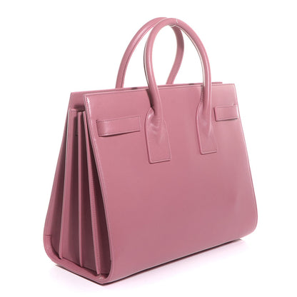 Saint Laurent Calfskin Small Sac De Jour Dark Rose 3 of 9