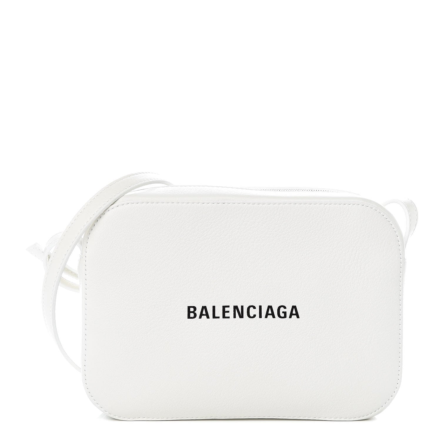 Balenciaga Calfskin Logo S Everyday Camera Bag White 1 of 9