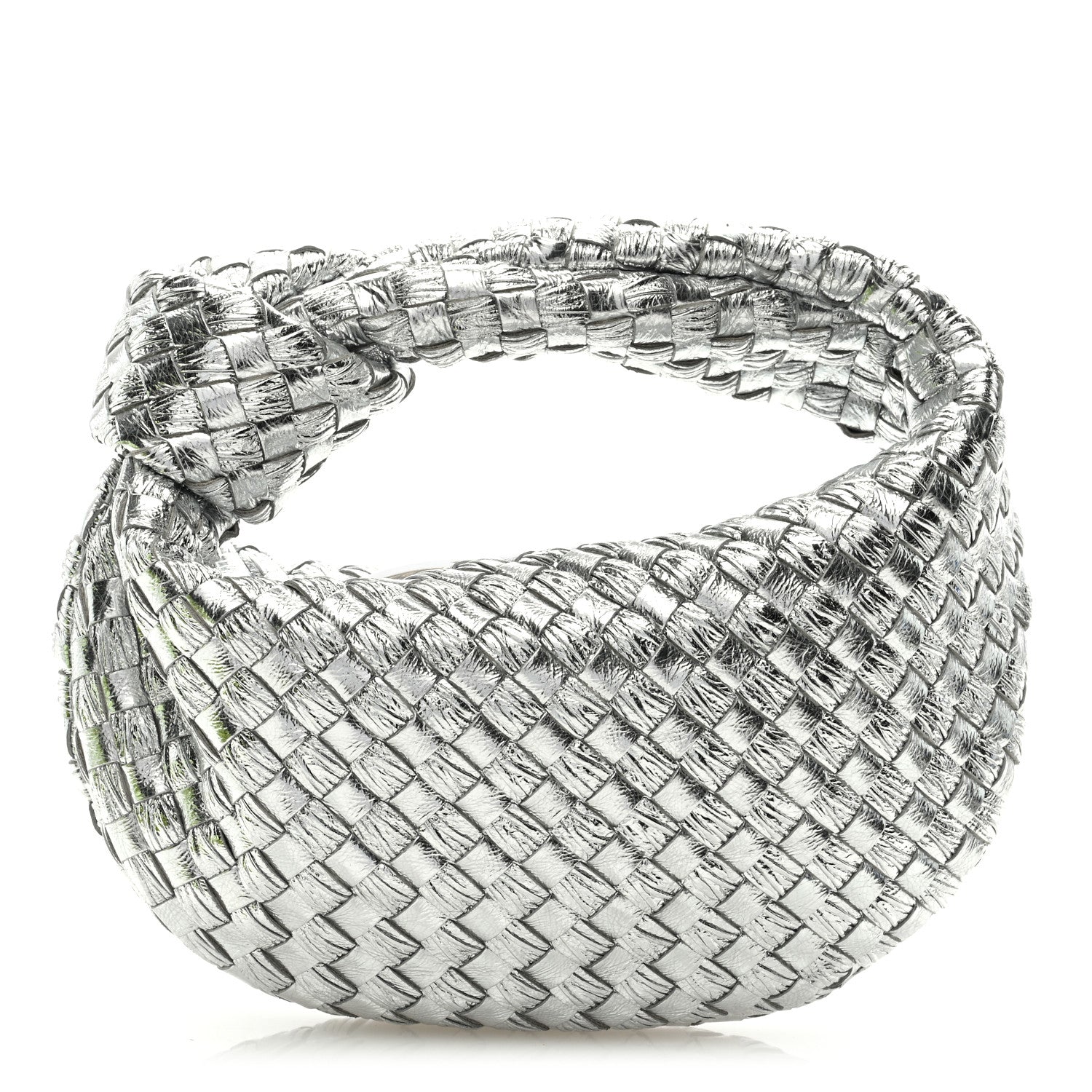 Bottega Veneta Metallic Nappa Intrecciato Mini Jodie Silver 1 of 8