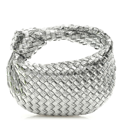 Bottega Veneta Metallic Nappa Intrecciato Mini Jodie Silver 1 of 8