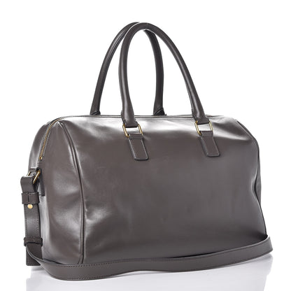 Saint Laurent Calfskin Classic Duffle 6 Earth 4 of 12