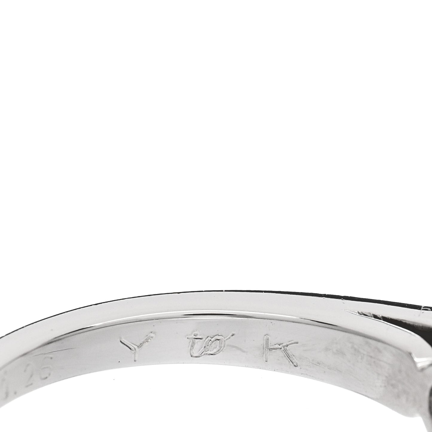 Platinum Diamond .26ct Ballerine Solitaire Engagement Ring 45 3.25