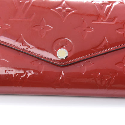 Louis Vuitton Vernis Sarah Wallet NM Cherry 12 of 17