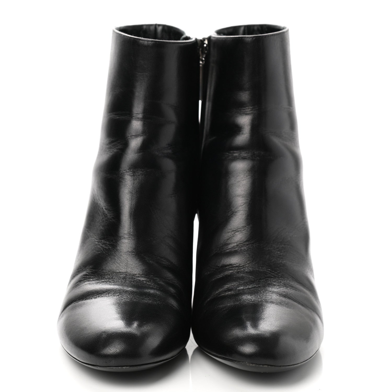 Saint Laurent Nappa Vendome Loulou Ankle Zip Boot 40.5 Black 2 of 13