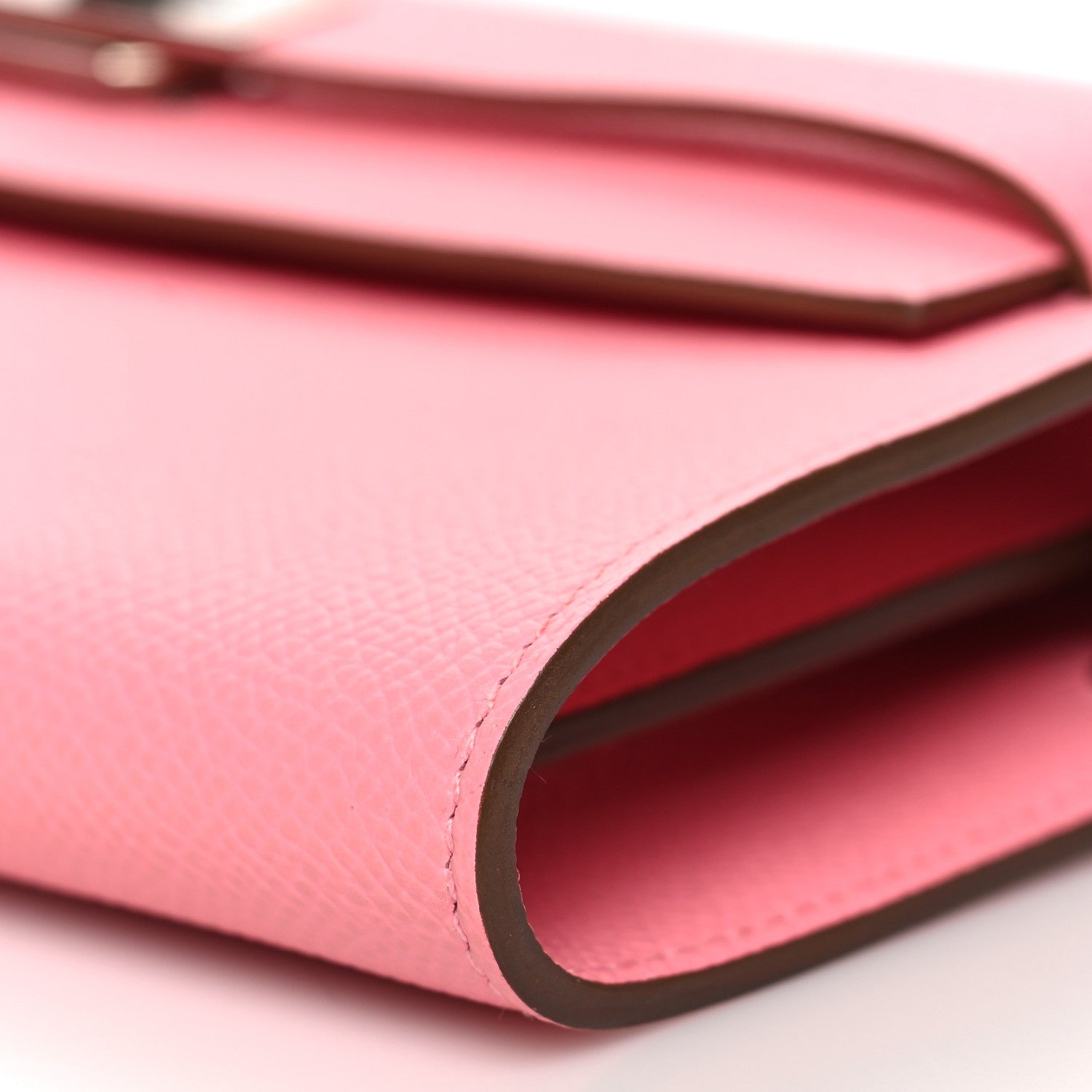 Hermes Epsom Kelly Wallet To Go Rose Confetti 11 of 11