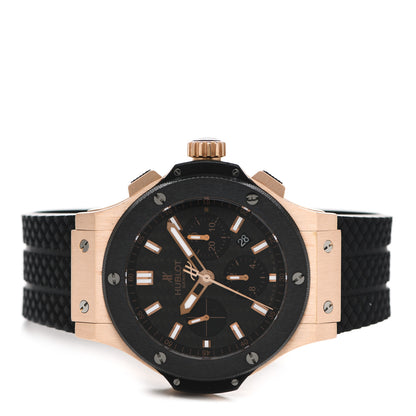 Hublot 18K Rose Gold Titanium Rubber 44mm Big Bang Evolution Automatic Watch Black 301.PM.1780. RX 2 of 4