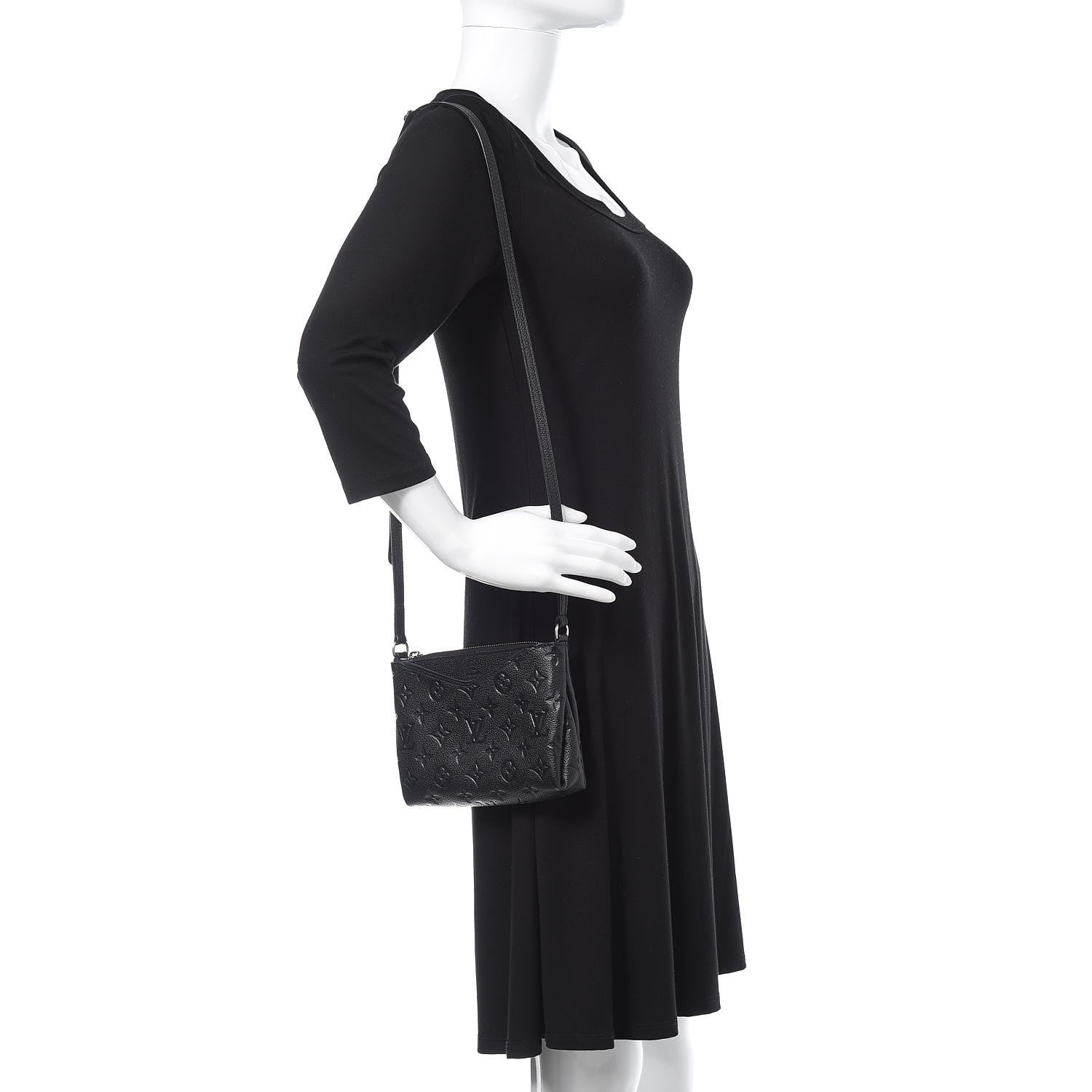 Louis Vuitton Empreinte Pallas Crossbody Black 2 of 11