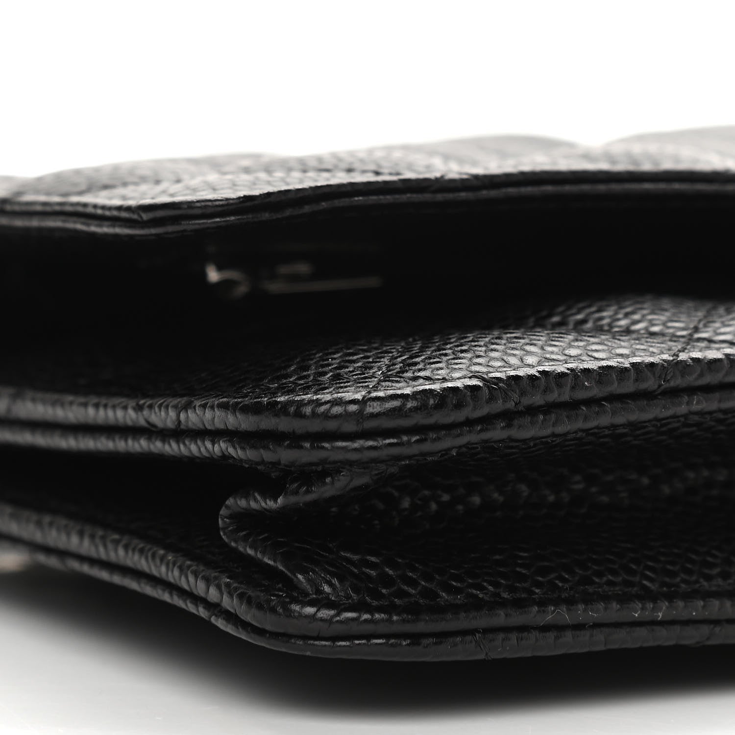 Chanel Caviar Quilted Wallet On Chain WOC Black 6 of 8