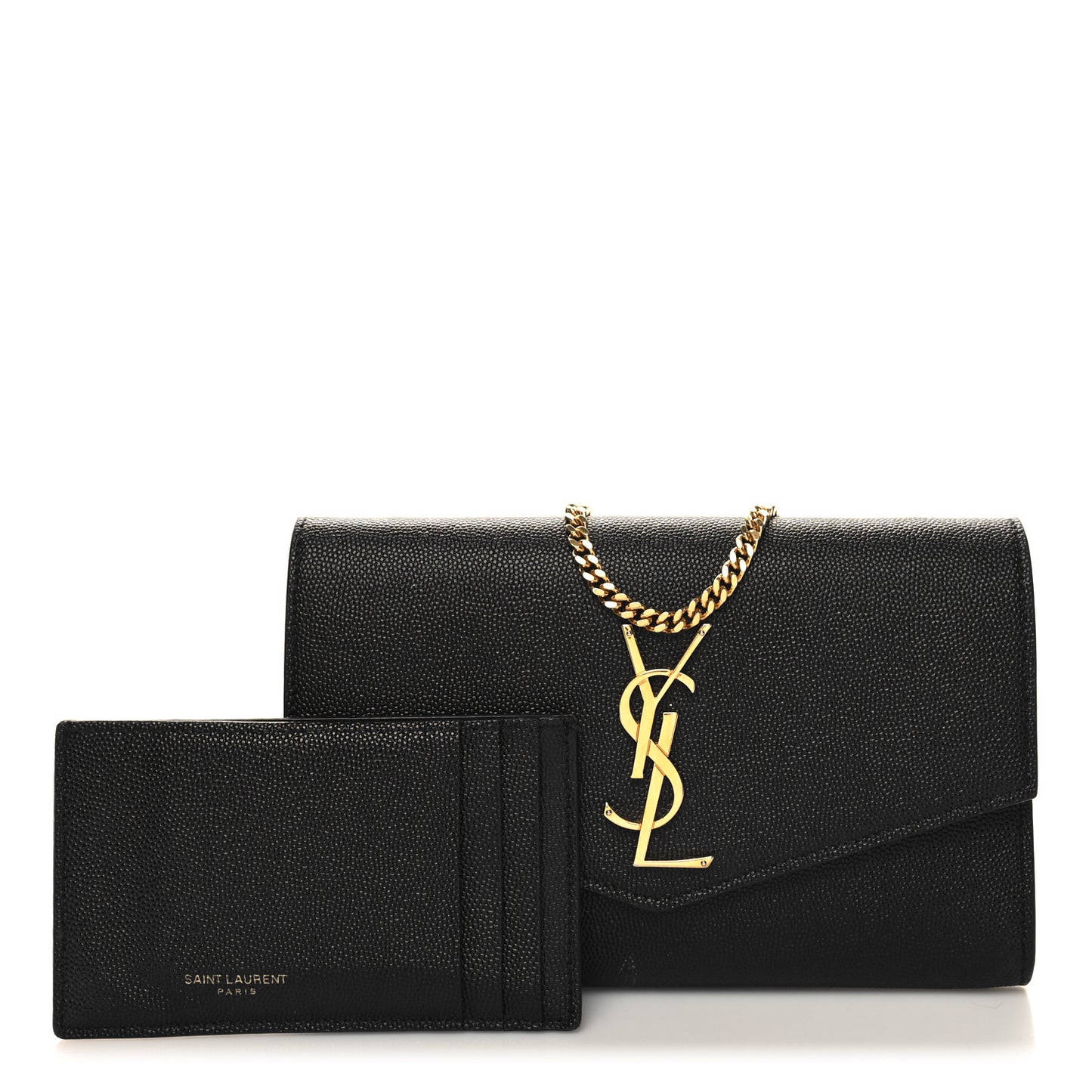 Grain de Poudre Uptown Chain Wallet Black