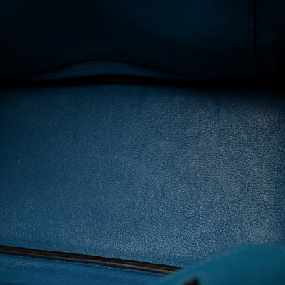 Hermes Taurillon Clemence Birkin 30 Bleu Izmir 15 of 18