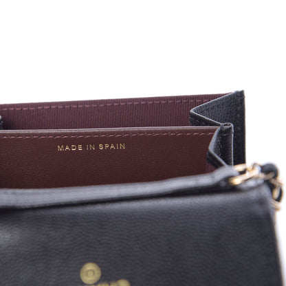 Chanel Caviar Quilted Flap Card Holder On Chain Black 7 of 12
