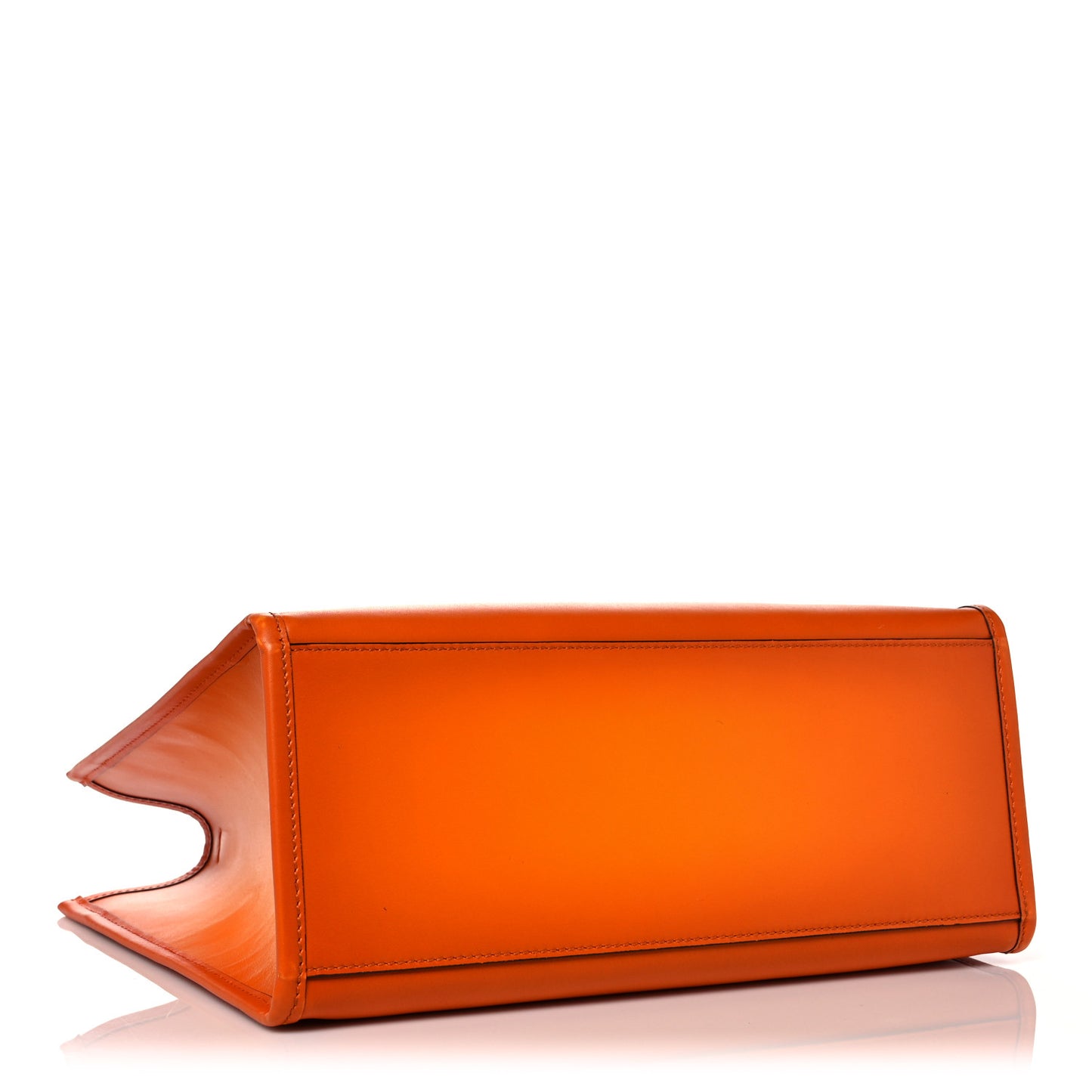 Vitello King Tamponato Plexiglass Medium Fendi Sunshine Shopper Tote Clementine