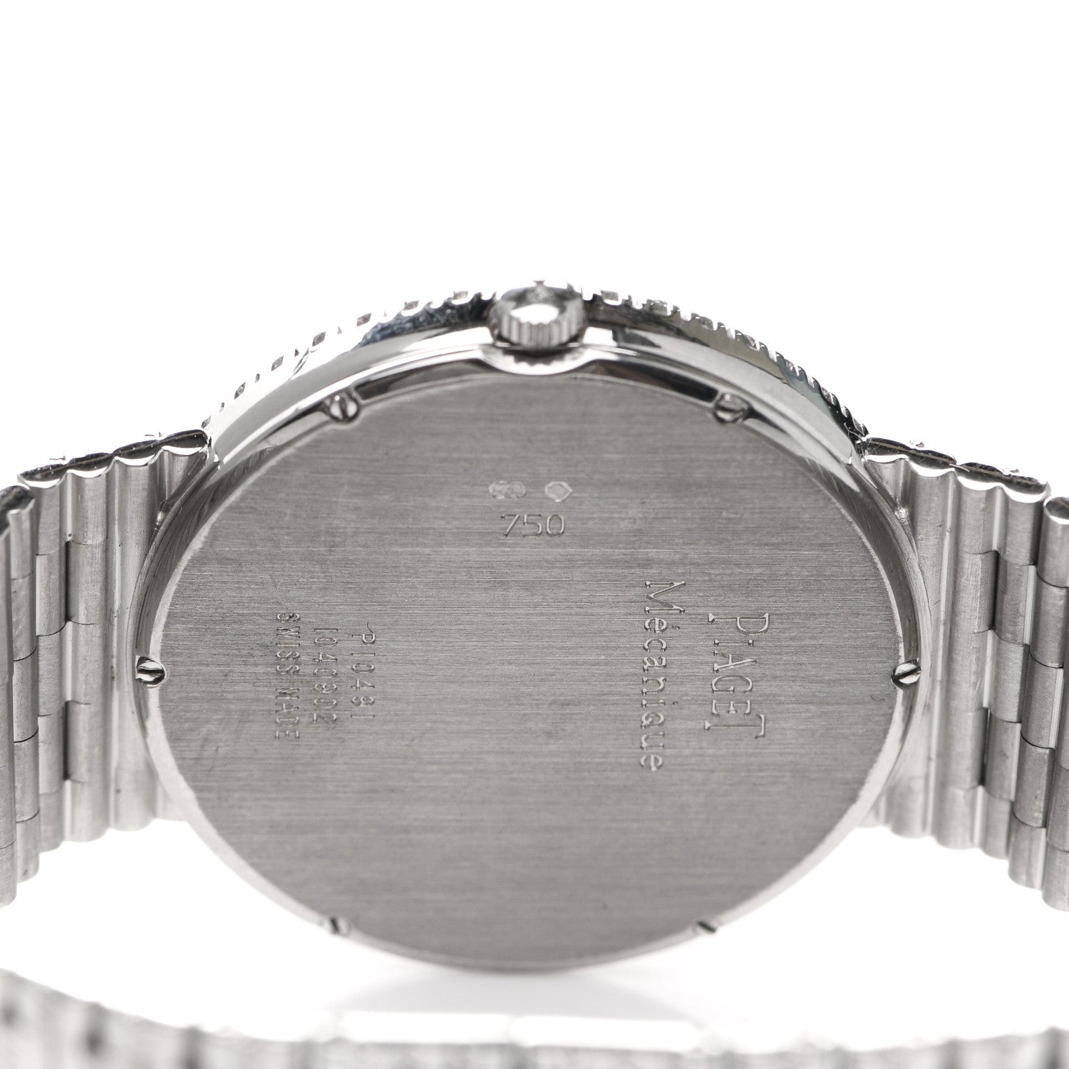 Piaget 18K White Gold Diamond Bezel 32mm Mecanique Manual Winding Watch 7 of 8