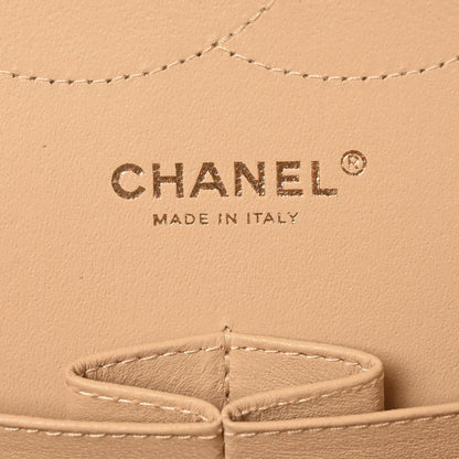 Chanel Caviar Quilted Jumbo Double Flap Beige Clair 6 of 10