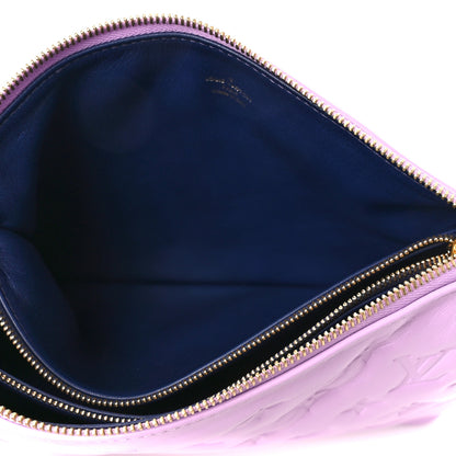 Louis Vuitton Lambskin Embossed Monogram Coussin PM Parme 8 of 13