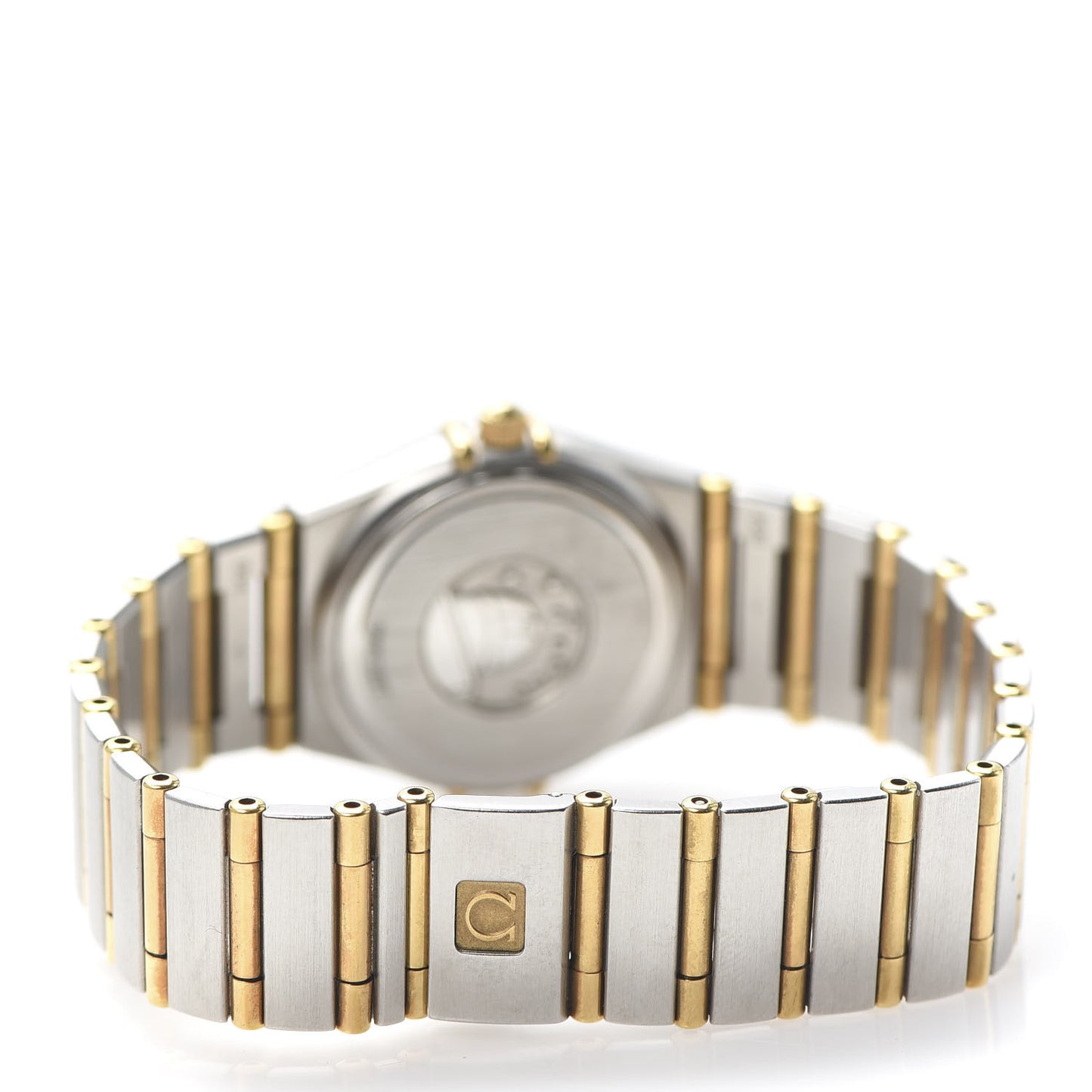 Stainless Steel 18K Yellow Gold 25mm Constellation Quartz Watch White 1272.30