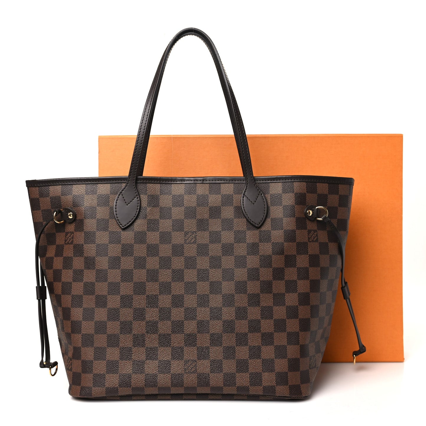 Damier Ebene Neo Neverfull MM Rose Ballerine