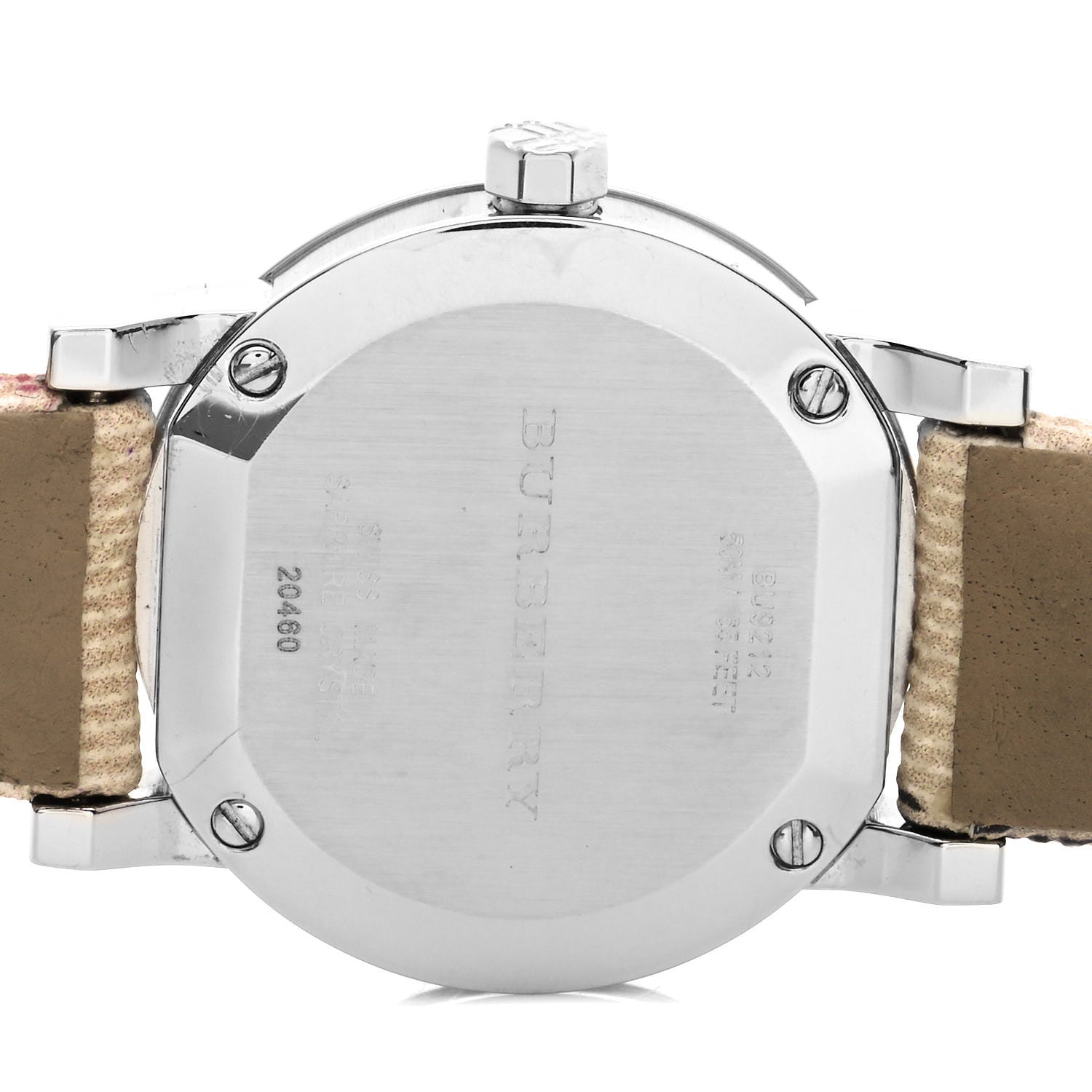 Burberry Stainless Steel Calfskin 26mm Nova Check Quartz Watch