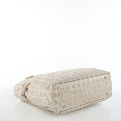 Chanel Nylon Medium Travel Tote Beige 4 of 8