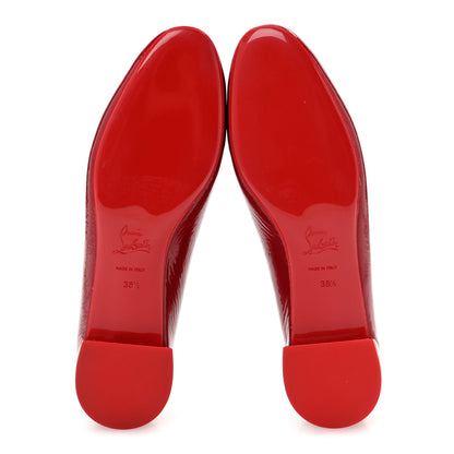 Christian Louboutin Patent Sweetie Jane Ballerina Flats 38.5 Loubi 6 of 8