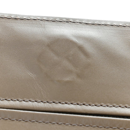 Bottega Veneta Calfskin Intrecciato Pocket Flap Clutch Maple 6 of 11