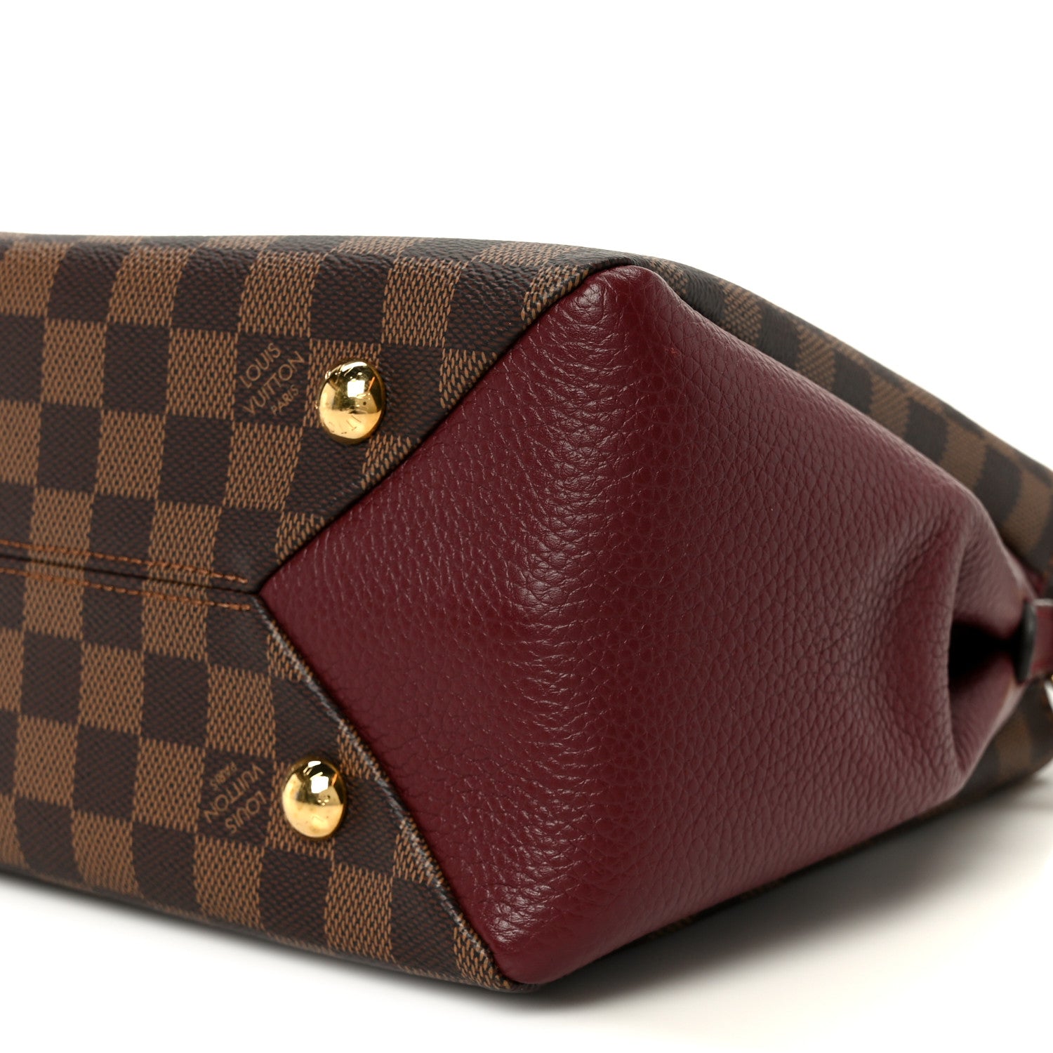 Louis Vuitton Damier Ebene Cuir Taurillon Brittany Bordeaux 10 of 11