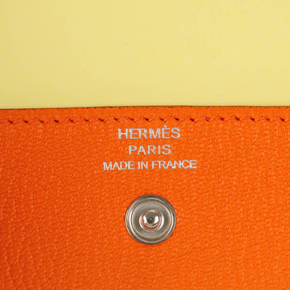 Hermes Chevre Post It Notepad Holder GM w Refill Orange 6 of 8