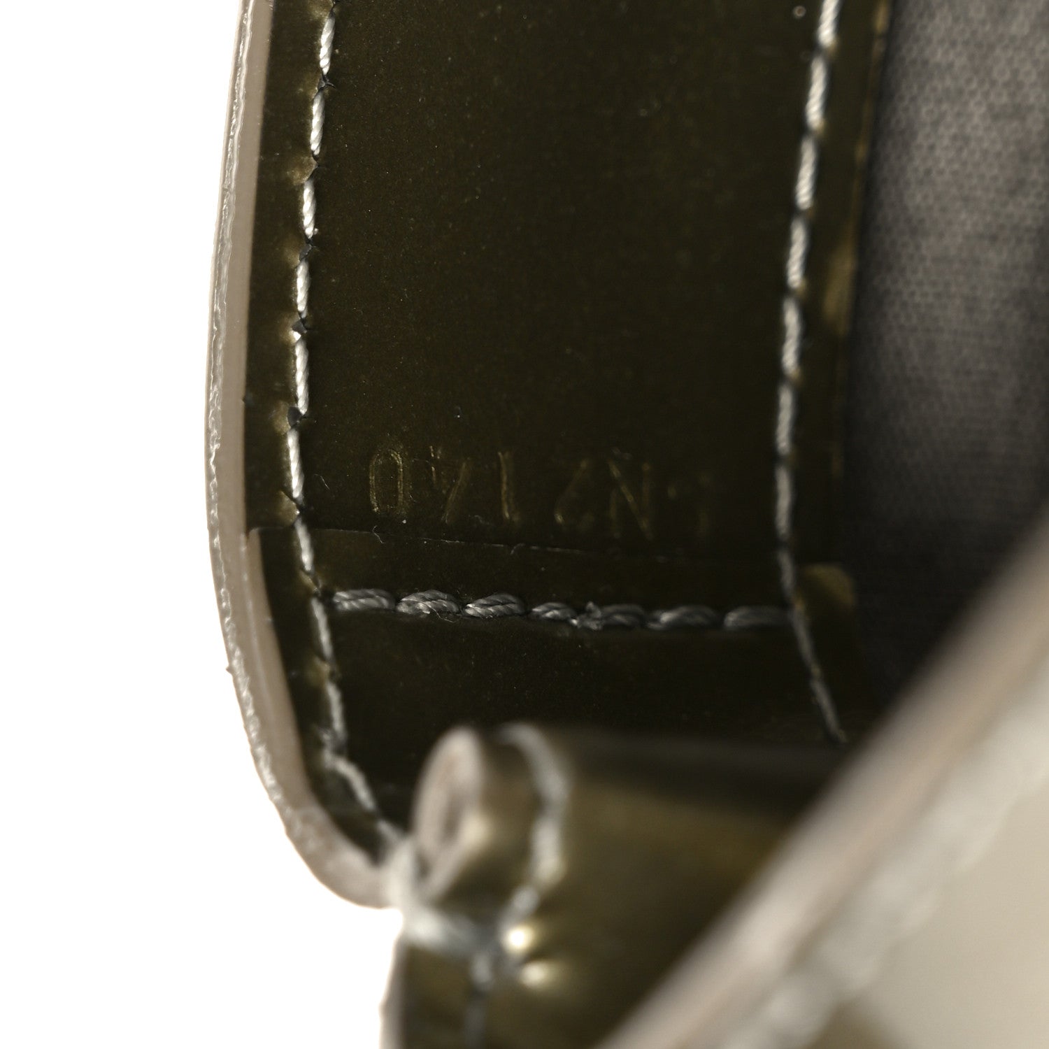 Louis Vuitton Vernis Wilshire MM Gris Art Deco 10 of 10
