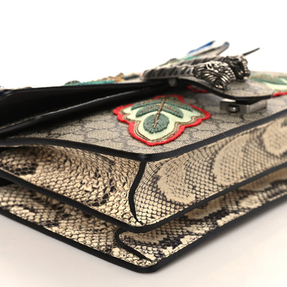 Gucci GG Supreme Monogram Python Embroidered Small Dionysus Shoulder Bag 8 of 9