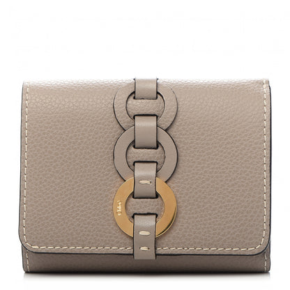 Chloe Grained Calfskin Small Darryl Trifold Wallet Motty Grey 1 of 9