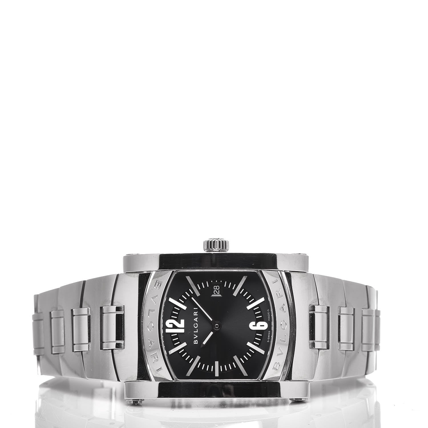 Bulgari Stainless Steel 35mm Assioma Quartz Watch Blue 3 of 7