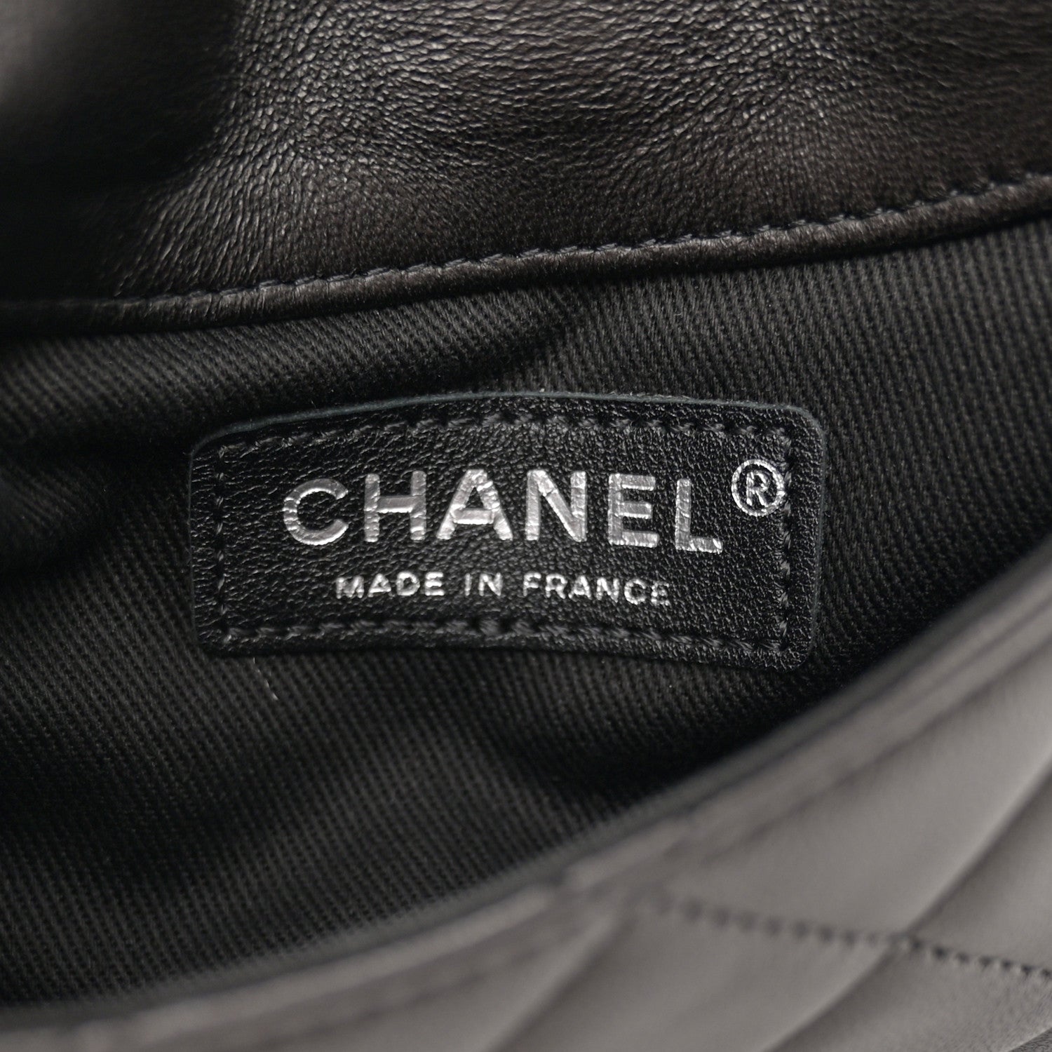 Chanel Lambskin Quilted Double Sided Wallet On Chain WOC Black 8 of 14