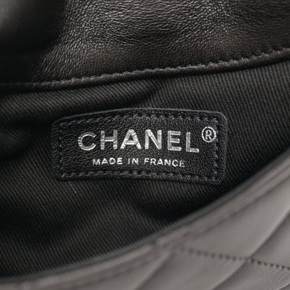 Chanel Lambskin Quilted Double Sided Wallet On Chain WOC Black 8 of 14