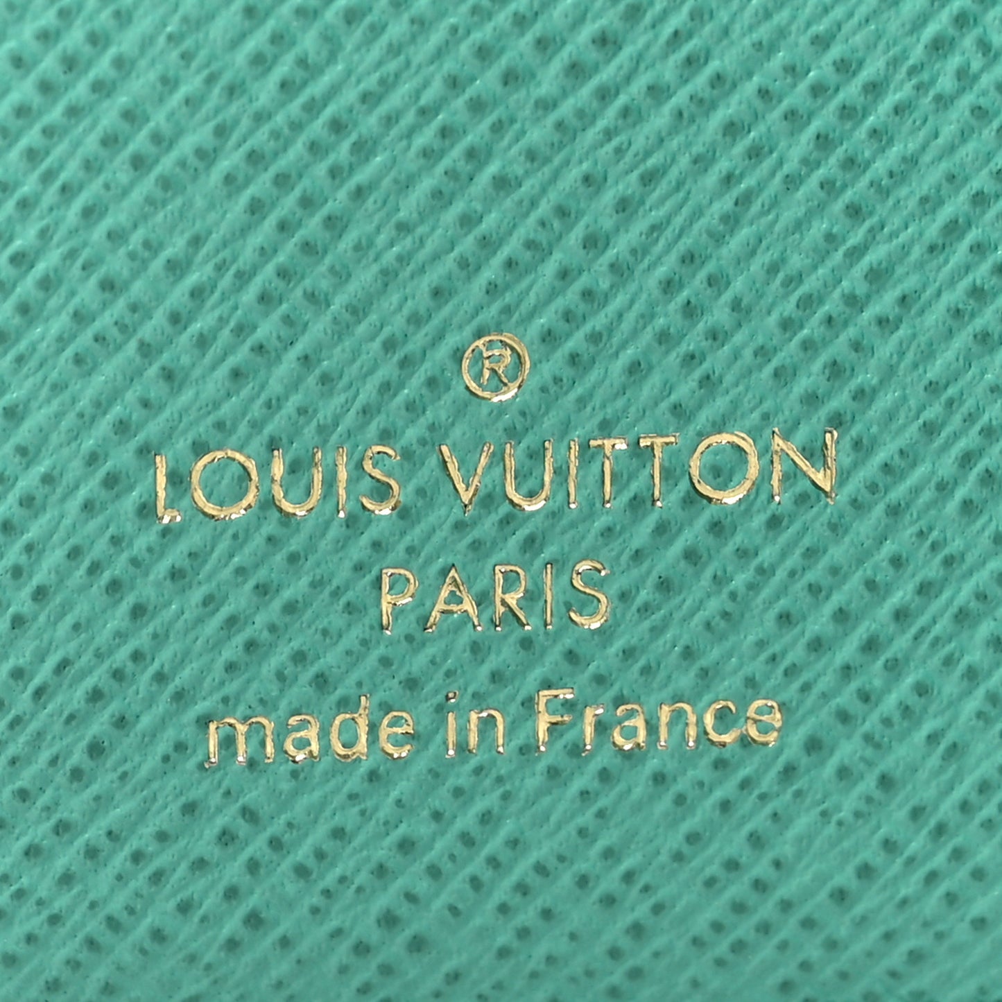 Monogram Passport Cover Pink Turquoise