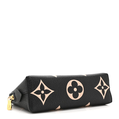 Louis Vuitton Empreinte Monogram Giant Cosmetic Pouch Black Beige 4 of 9