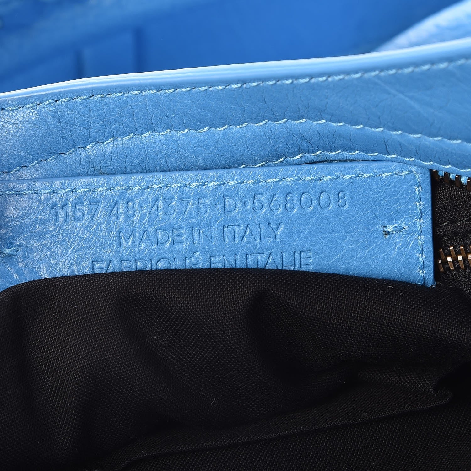 Balenciaga Agneau Classic Hardware City Bleu Azur Clair 7 of 9