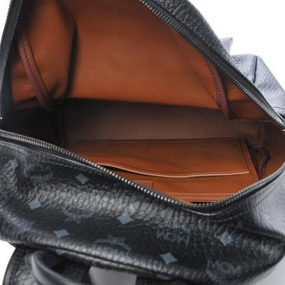 MCM Visetos Medium Stark Logo Stripe Backpack Black 5 of 11