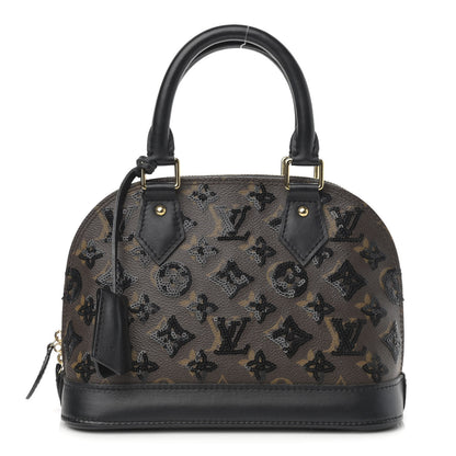 Louis Vuitton Monogram Sequins Eclipse Alma BB Black 1 of 10