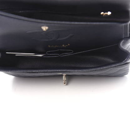 Chanel Caviar Quilted Medium Double Flap Navy 5 of 11