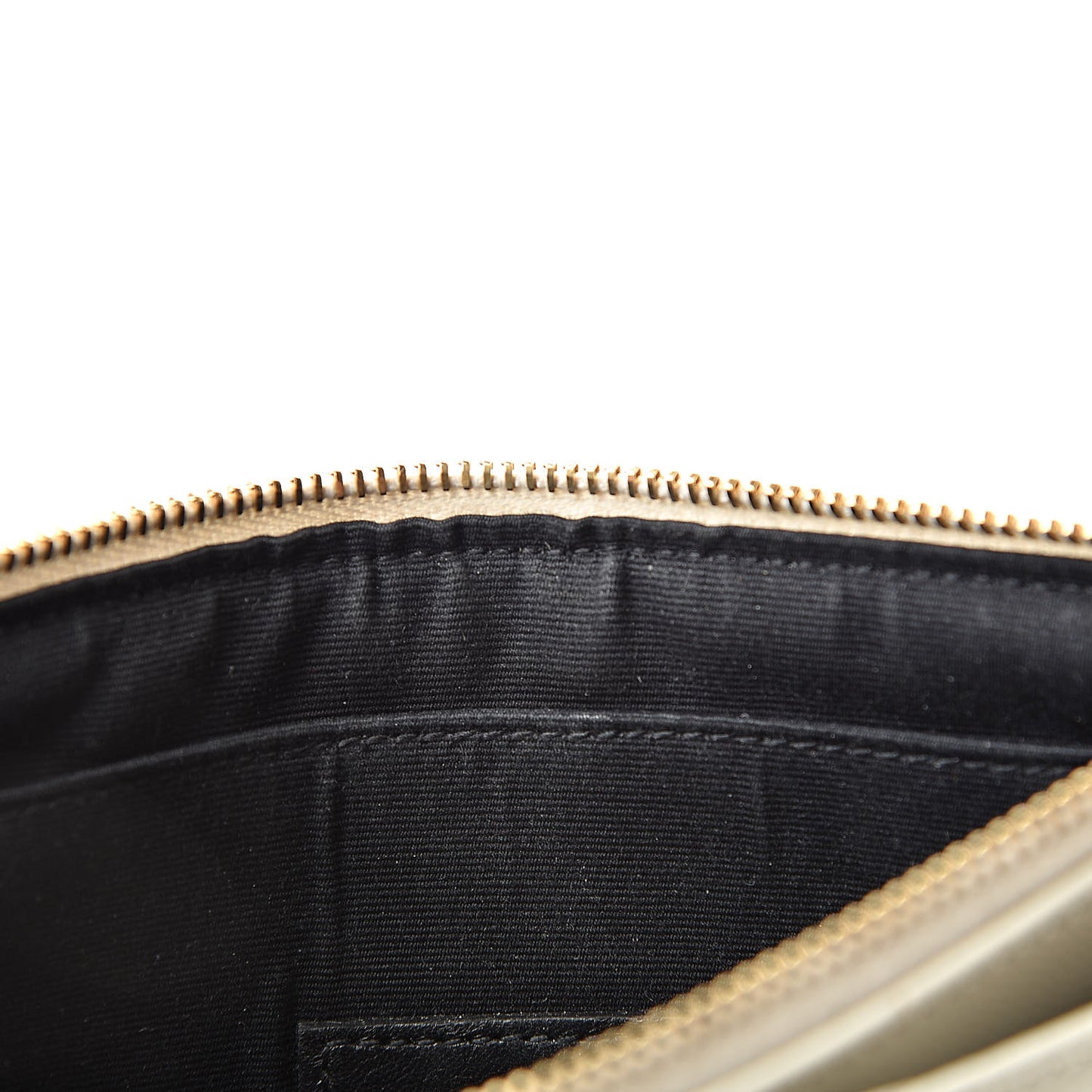 Grain De Poudre Chevron Monogram Bill Pouch Crema Soft