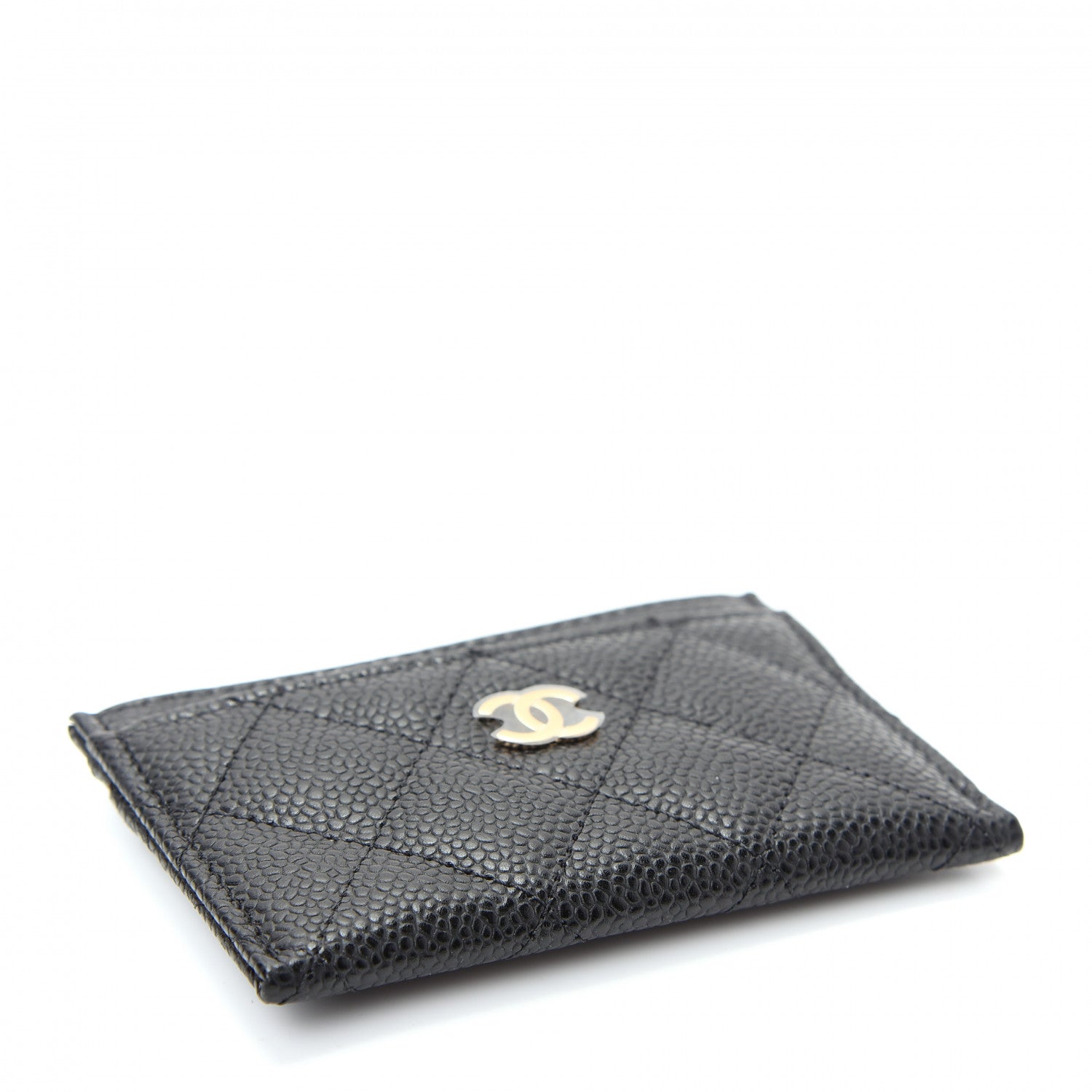 Chanel Caviar Quilted Card Holder Black 4 of 9