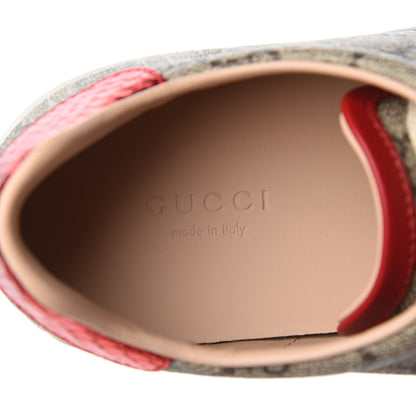 Gucci GG Supreme Monogram Womens Ace Low-Top Sneaker 37.5 Beige 8 of 9