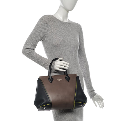 Louis Vuitton Veau Cachemire Cuir Orfevre Tote W PM Gris Neon 2 of 8