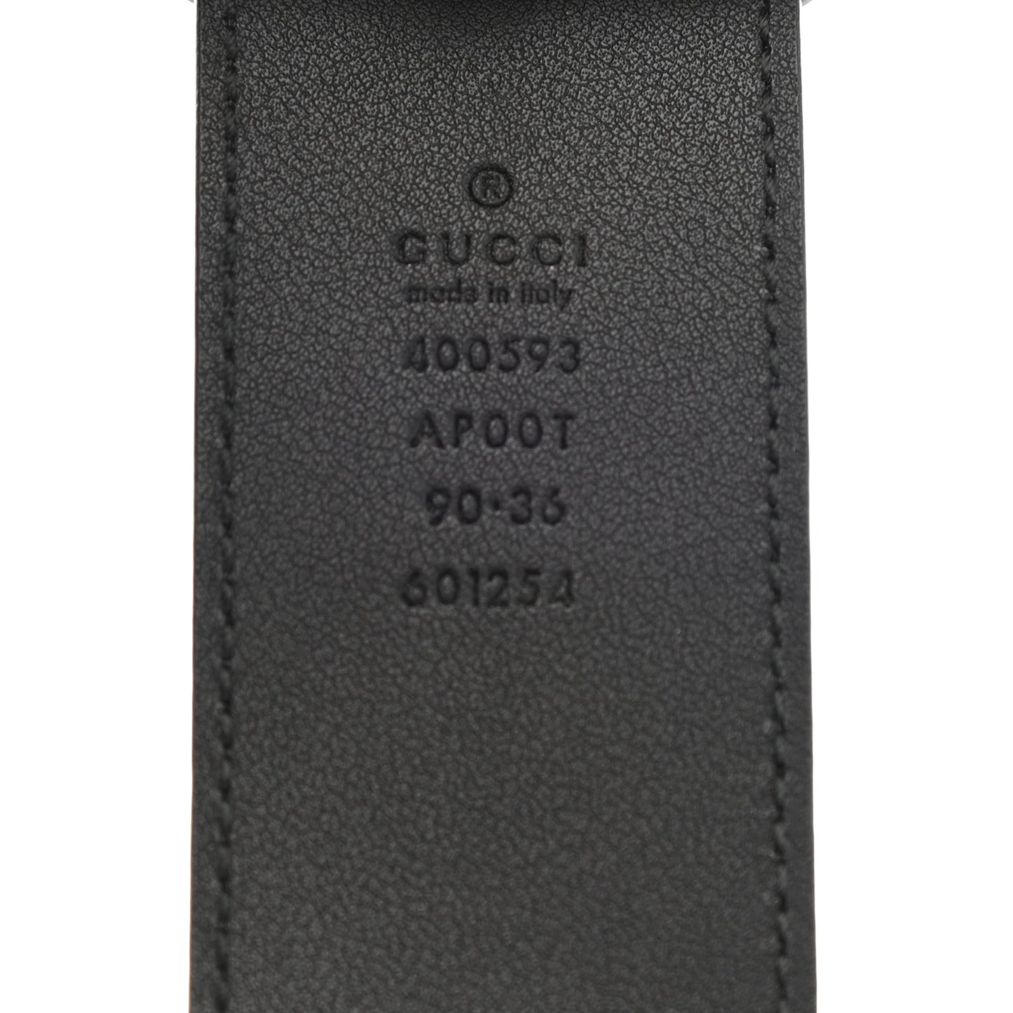 Calfskin Double G 40mm Belt 90 36 Black